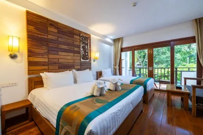 Deluxe-Zweibettzimmer — Phuket Meet Holiday Hotel-Rawai 普吉岛相遇花园度假酒店-拉威店