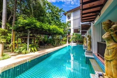 Deluxe-Zimmer mit Poolzugang — Phuket Meet Holiday Hotel-Rawai 普吉岛相遇花园度假酒店-拉威店