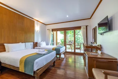 Standard-Zweibettzimmer — Phuket Meet Holiday Hotel-Rawai 普吉岛相遇花园度假酒店-拉威店